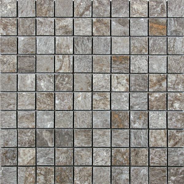 1 x 1 Quarzite Grey mosaic